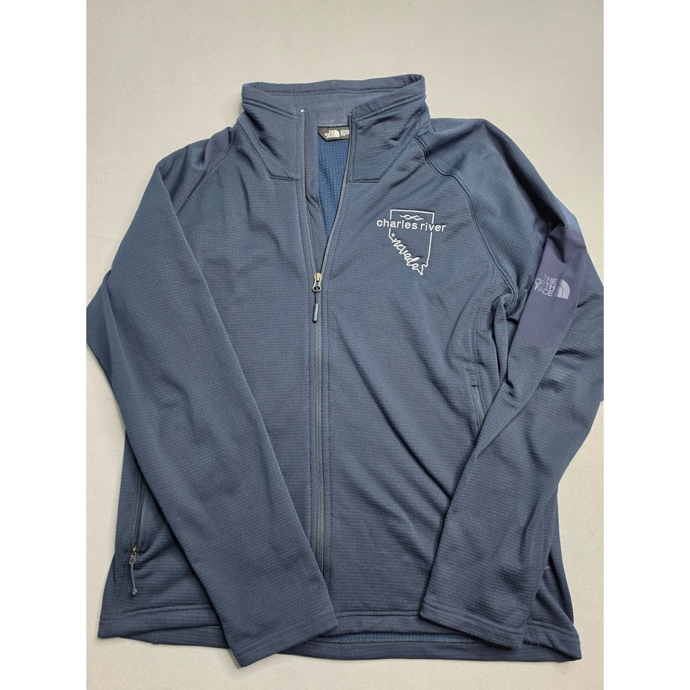 The North Face Jacket Mens XL Navy Waffle Lined Charles River Nevada Embroidered